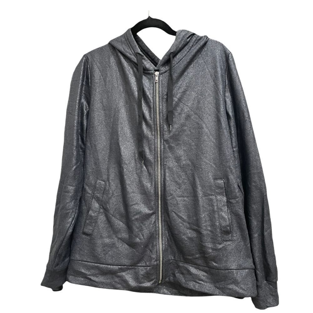 SAKS FIFTH AVE NWOT Mens Metallic Shimmery Sweatshirt